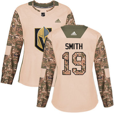 Adidas Vegas Golden Knights 19 Reilly Smith Camo Authentic 2017 Veterans Day Womens Stitched Nhl Jersey