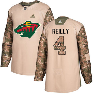Adidas Wild 4 Mike Reilly Camo Authentic 2017 Veterans Day Stitched Nhl Jersey