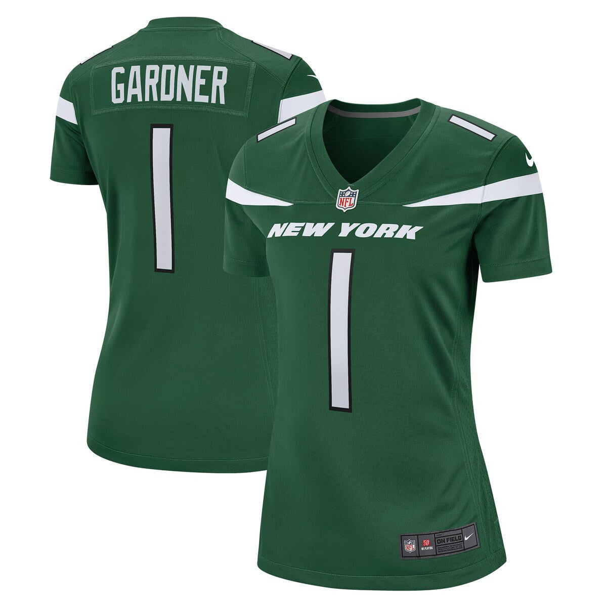 Ahmad Sauce Gardner New York Jets Nike Womens Game Jersey Green