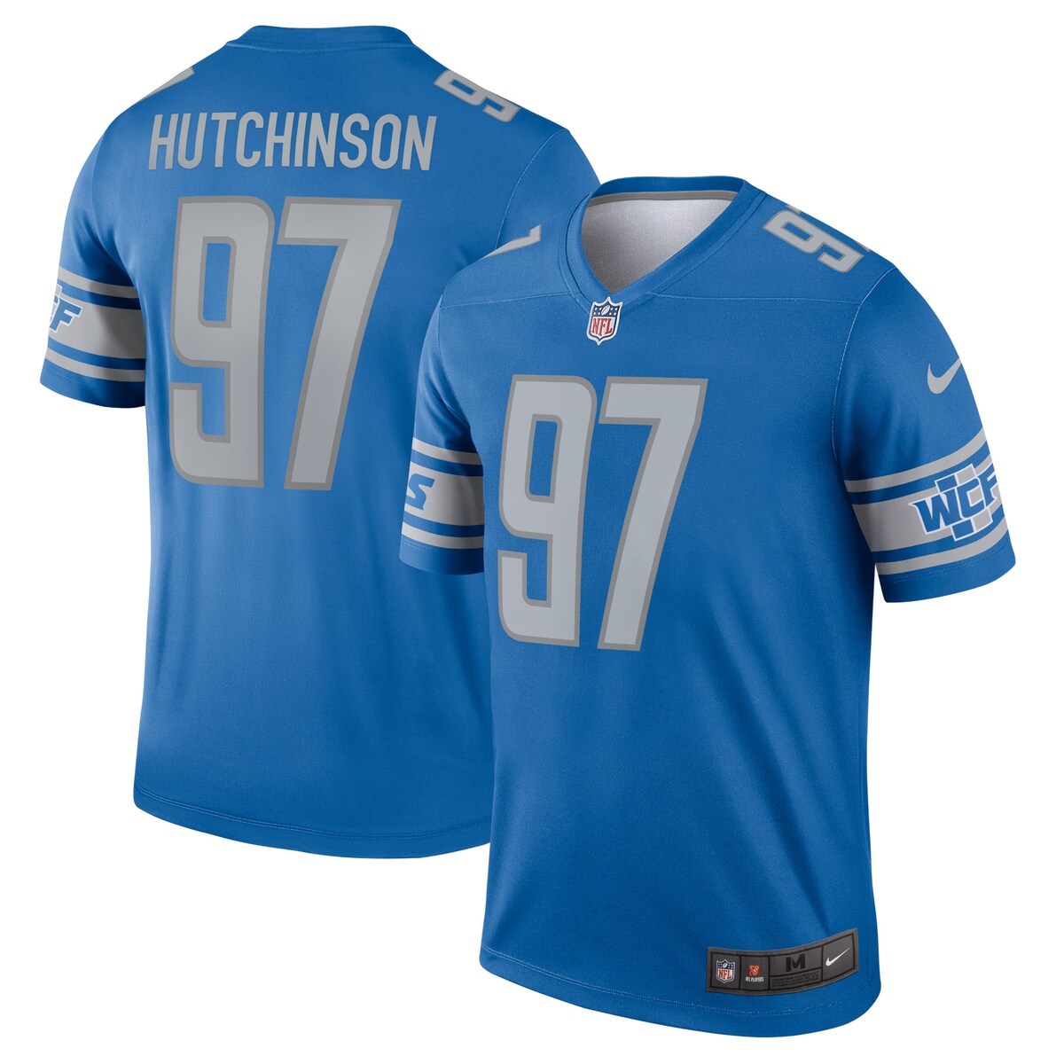 Aidan Hutchinson Detroit Lions Nike Legend Jersey Blue