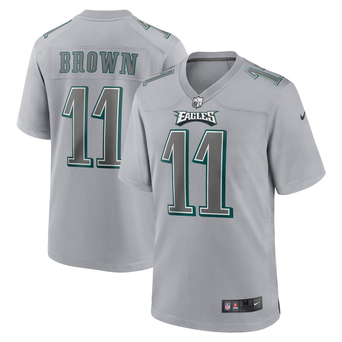 Aj Brown Philadelphia Eagles Nike Atmosphere Fashion Game Jersey Gray