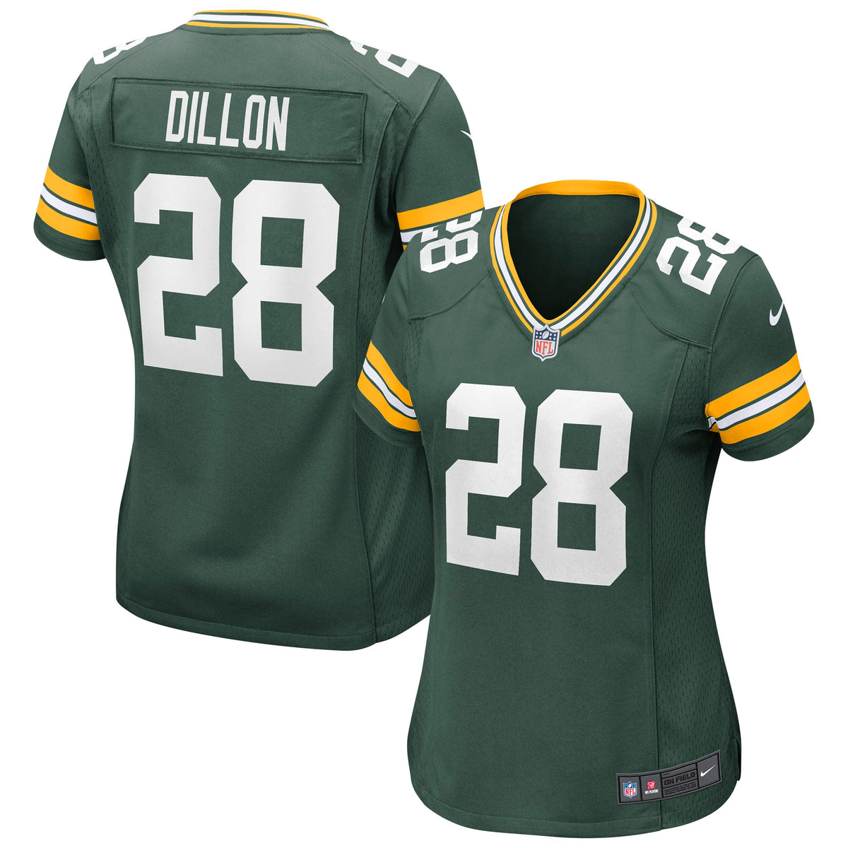 Aj Dillon Green Bay Packers Nike Womens Game Jersey Green