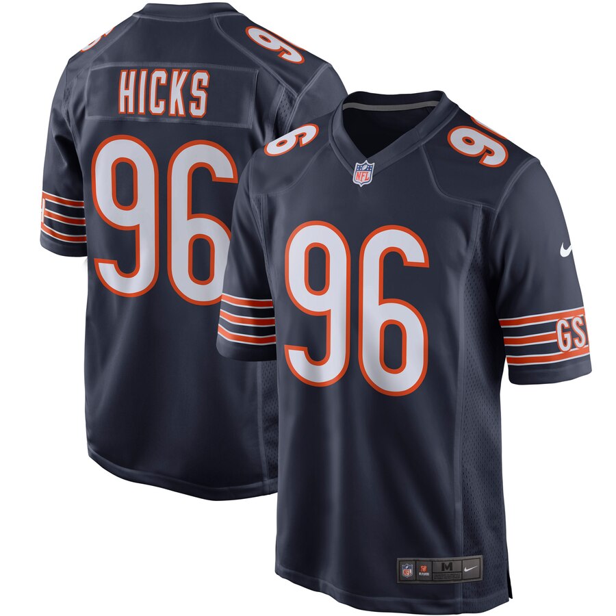 Akiem Hicks Chicago Bears Nike Player Game Jersey Navy