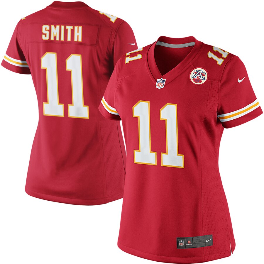 Alex Smith Kansas City Chiefs Nike Womens Limited Jersey Red