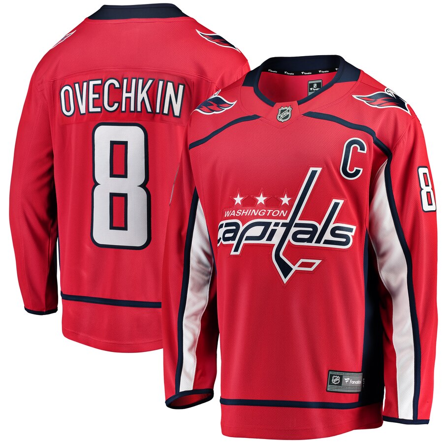 Alexander Ovechkin Washington Capitals Fanatics Branded Youth Home Breakaway Player Jersey Red