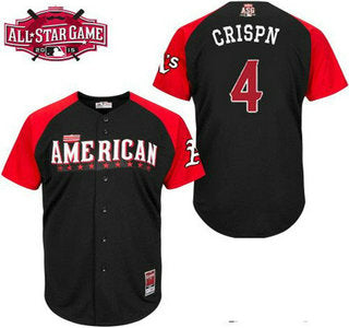 American League Oakland Athletics 4 Coco Crisp Black 2015 All star Game Player Jersey