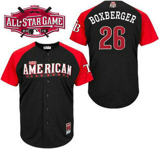 American League Tampa Bay Rays 26 Brad Boxberger Black 2015 All star Game Player Jersey