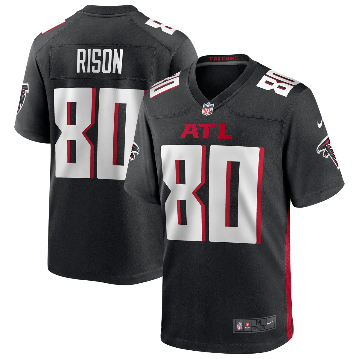 Andre Rison Atlanta Falcons Nike Game Retired Player Jersey Black