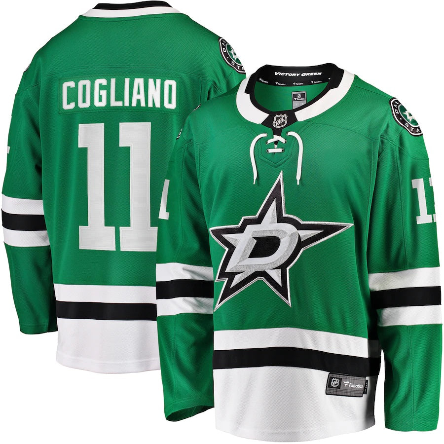Andrew Cogliano Dallas Stars Fanatics Branded Breakaway Home Player Jersey Kelly Green