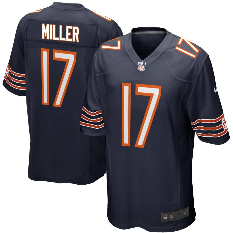 Anthony Miller Chicago Bears 2018 Nfl Draft Pick Game Jersey Navy