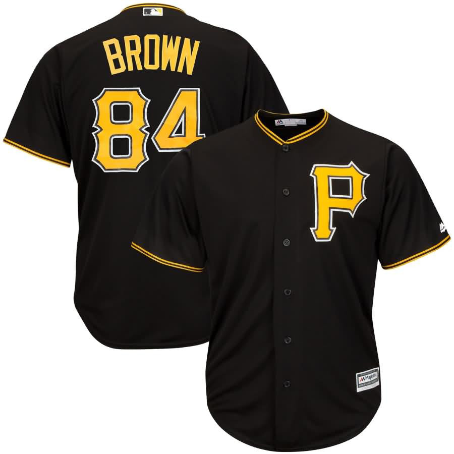 Antonio Brown Pittsburgh Pirates Majestic X Mlb Crossover Cool Base Player Jersey Black