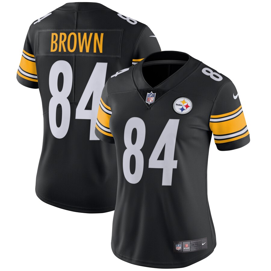 Antonio Brown Pittsburgh Steelers Nike Womens Vapor Untouchable Limited Player Jersey Black