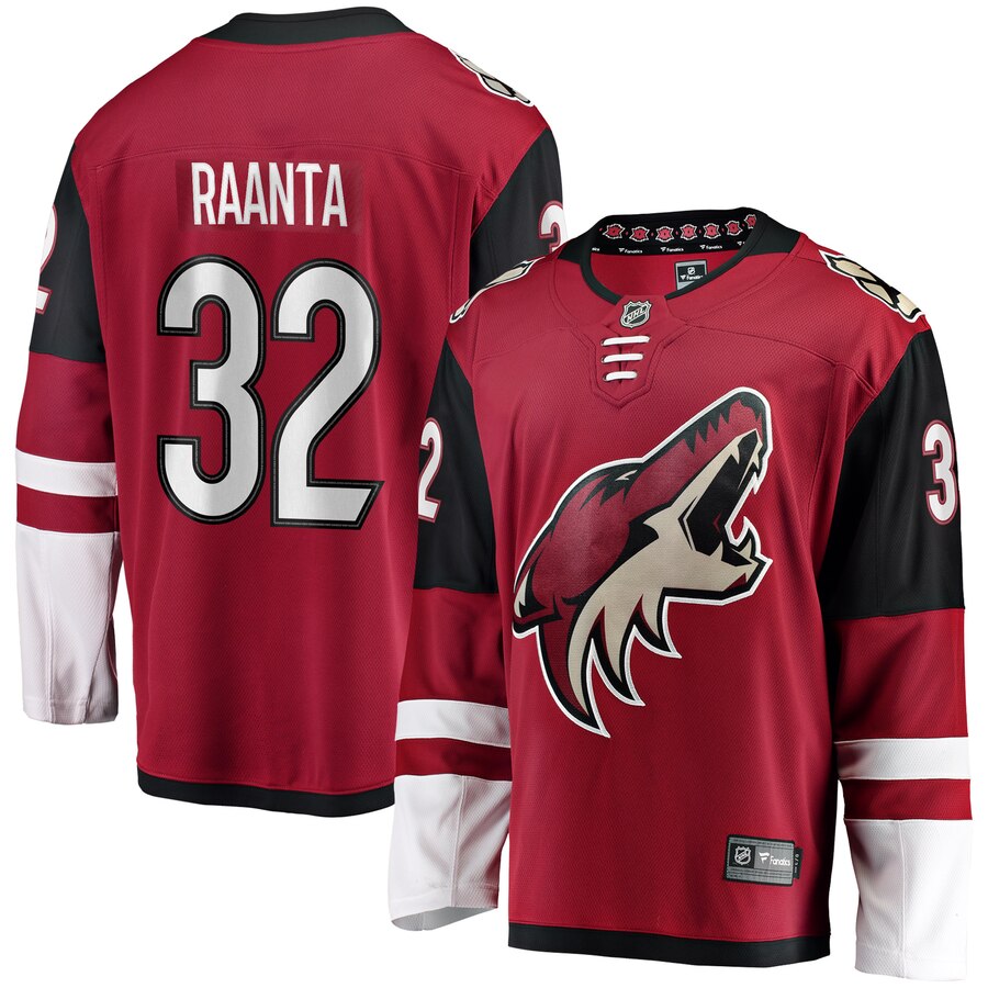 Antti Raanta Arizona Coyotes Fanatics Branded Breakaway Player Jersey Garnet