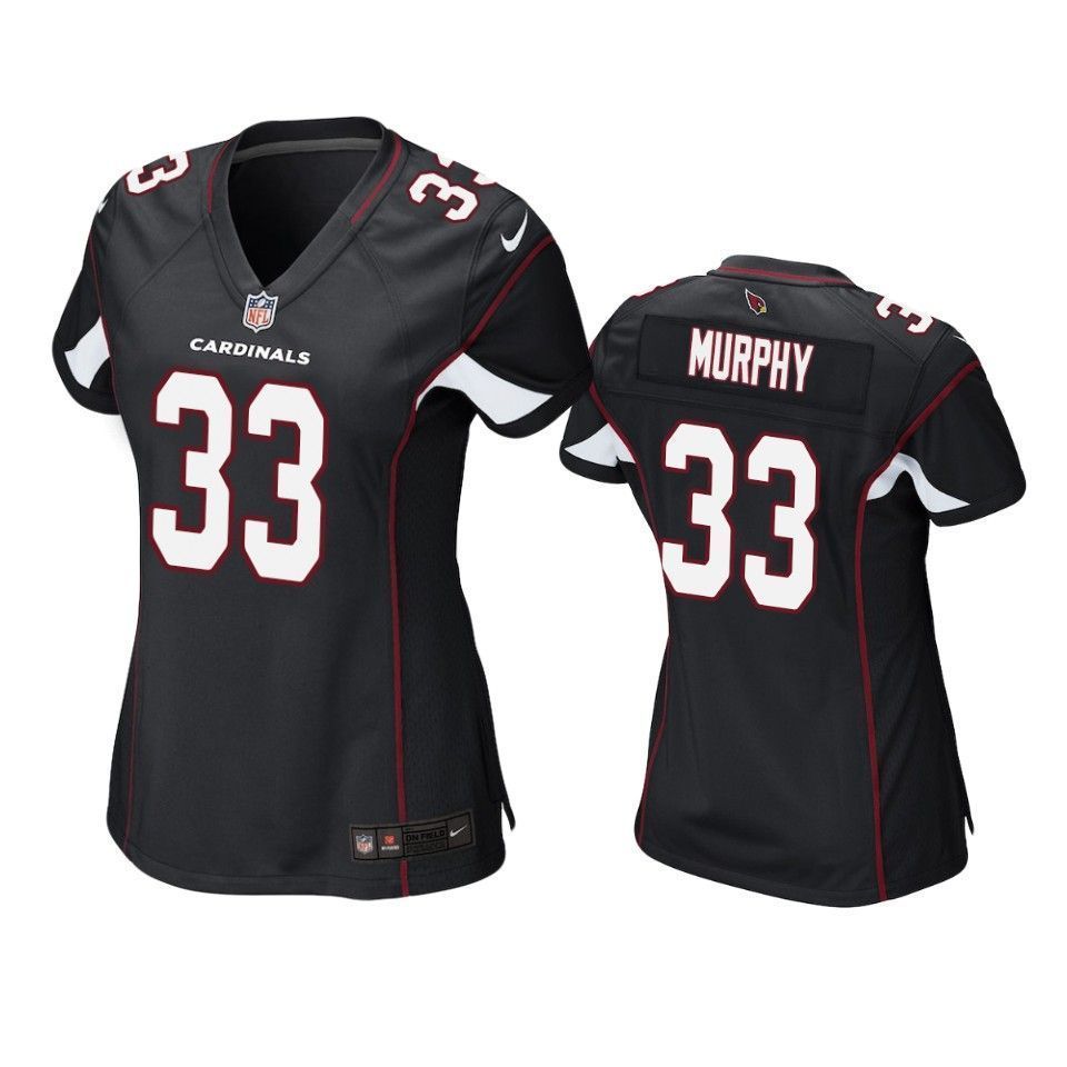 Arizona Cardinals Byron Murphy 2019 Nfl Draft Black Game Womens Jersey
