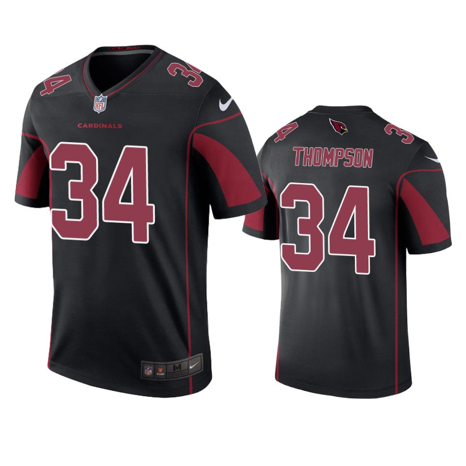 Arizona Cardinals Jalen Thompson Black Color Rush Legend Jersey