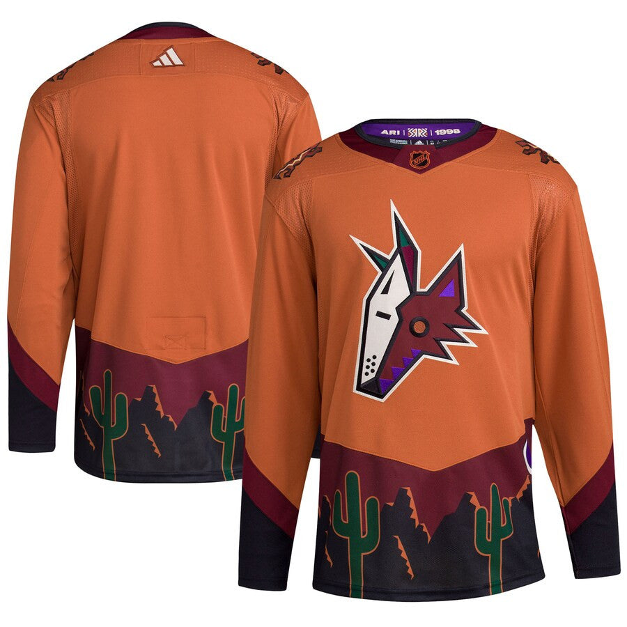Arizona Coyotes Adidas Reverse Retro 20 Blank Jersey Burnt Orange