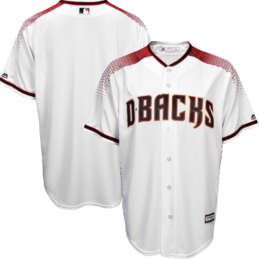 Arizona Diamondbacks Majestic Official Cool Base Jersey Whitesedona Red
