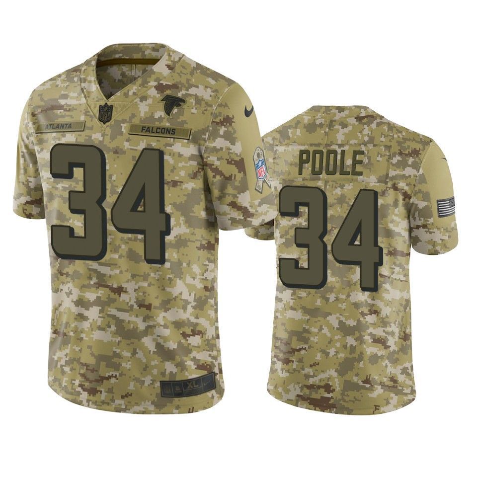 Atlanta Falcons Brian Poole Jersey Nfl Camo Salute To Service