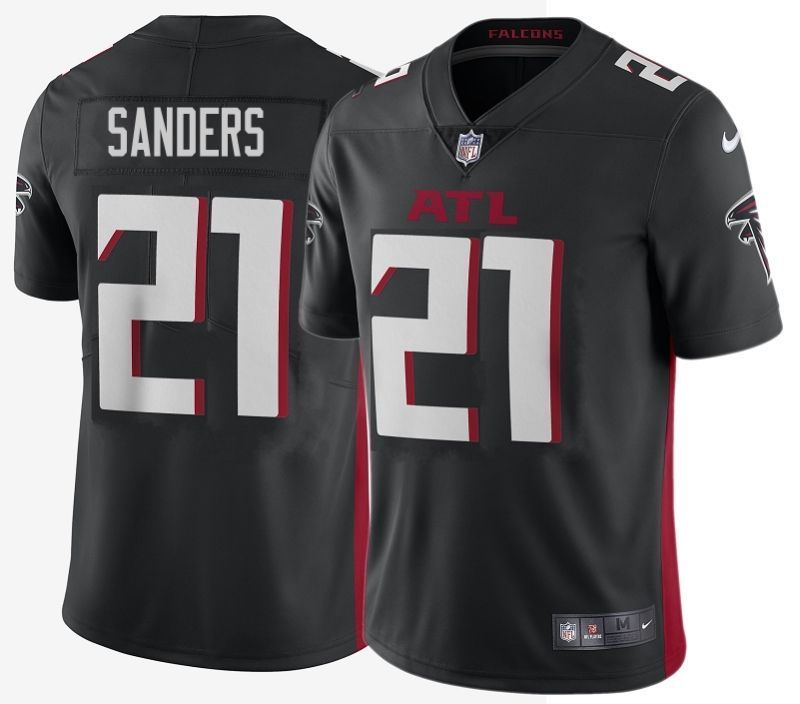 Atlanta Falcons Deion Sanders 21 Nfl 2020 Black Jersey