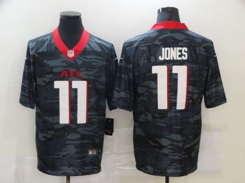 Atlanta Falcons Julio Jones 11 Nfl 2020 Camo Black Jersey