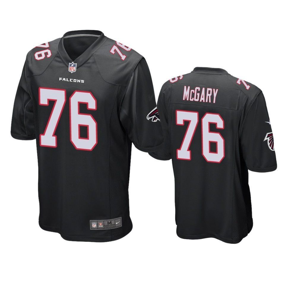 Atlanta Falcons Kaleb Mcgary 2019 Nfl Draft Black Alternate Game Jersey