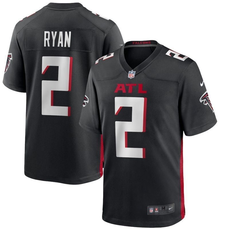 Atlanta Falcons Matt Ryan 2 2020 Nfl Black Jersey Jersey