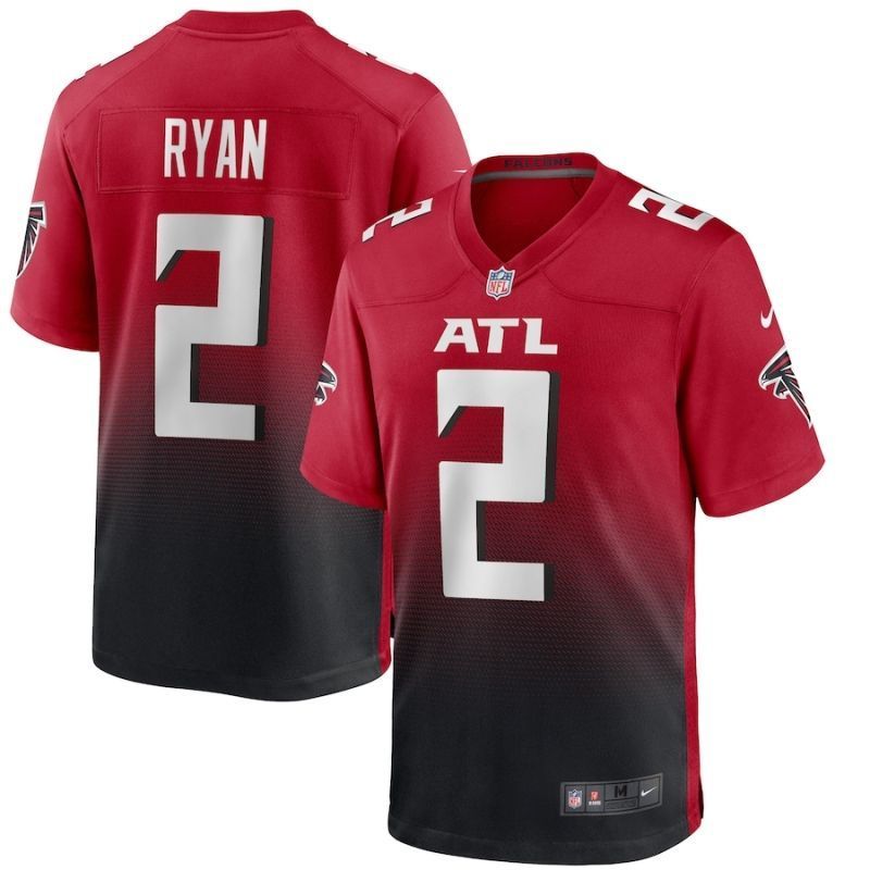 Atlanta Falcons Matt Ryan 2 Nfl 2020 Gradient Red Jersey