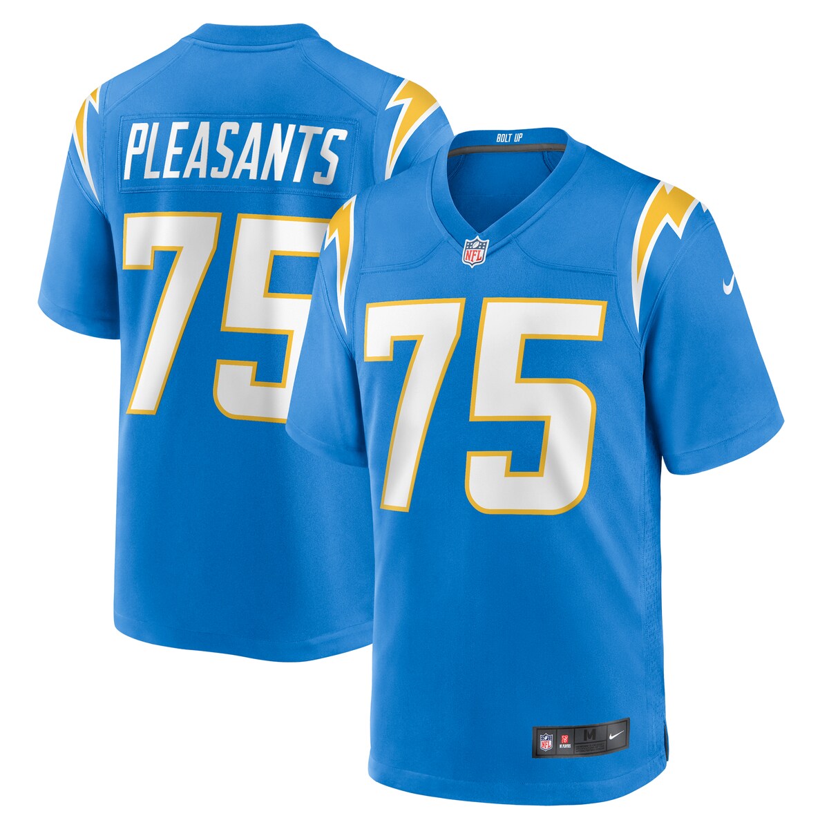 Austen Pleasants Los Angeles Chargers Nike Home Game Player Jersey Powder Blue