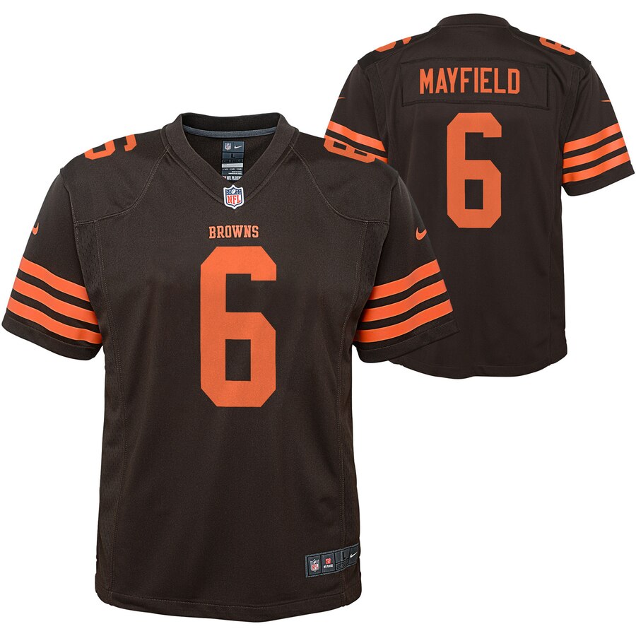 Baker Mayfield Cleveland Browns Nike Youth Player Game Jersey Brown