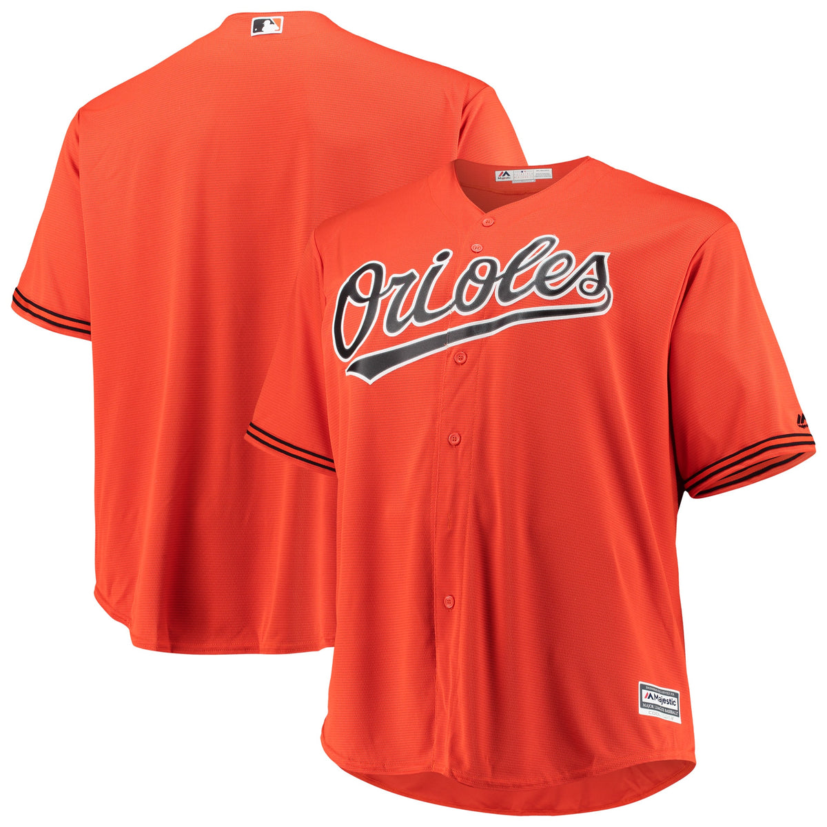 Baltimore Orioles Majestic Alternate Official Cool Base Jersey Orange