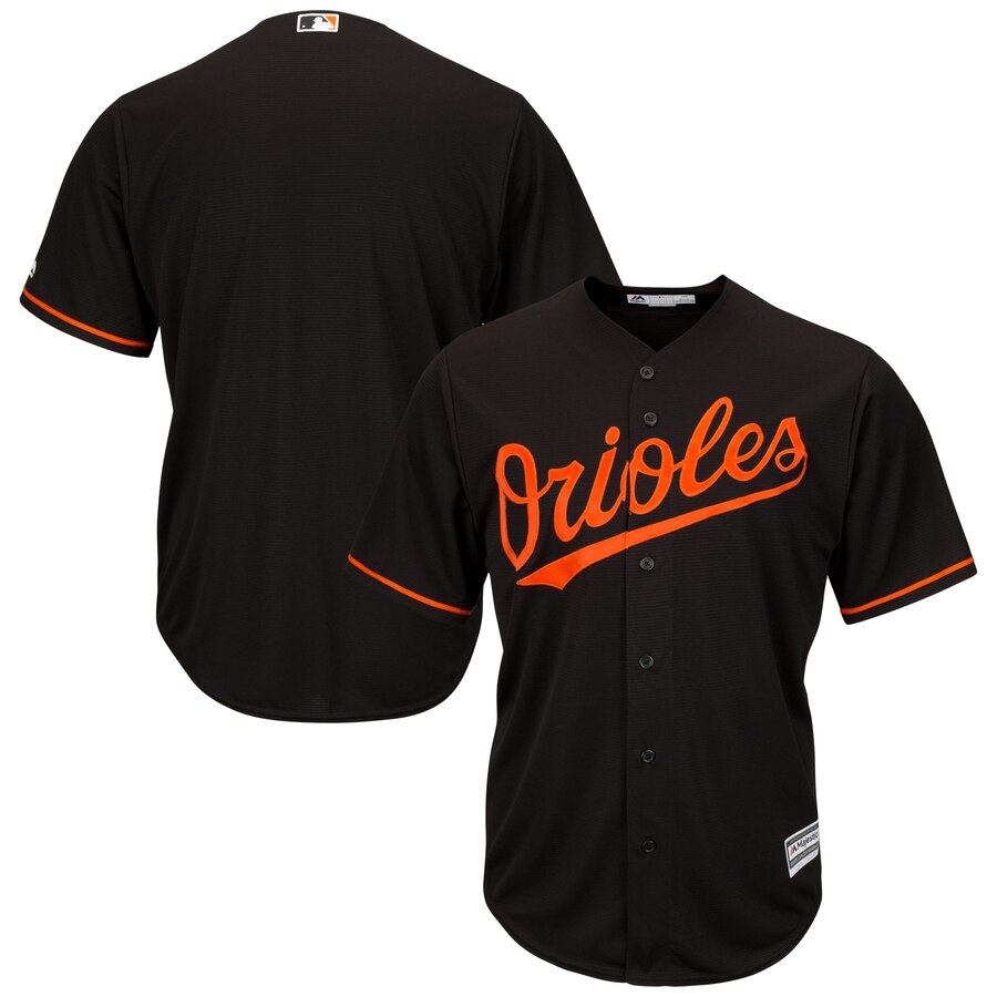 Baltimore Orioles Majestic Big And Tall Cool Base Team Jersey Black