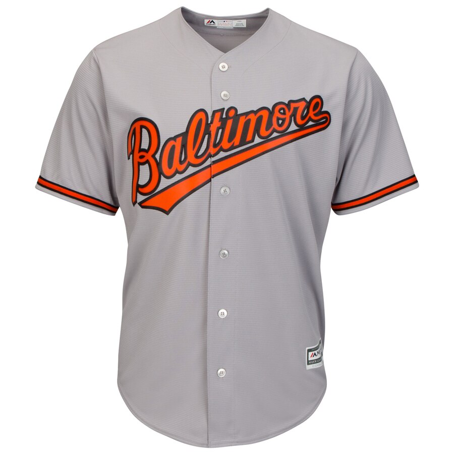 Baltimore Orioles Majestic Official Cool Base Jersey Gray