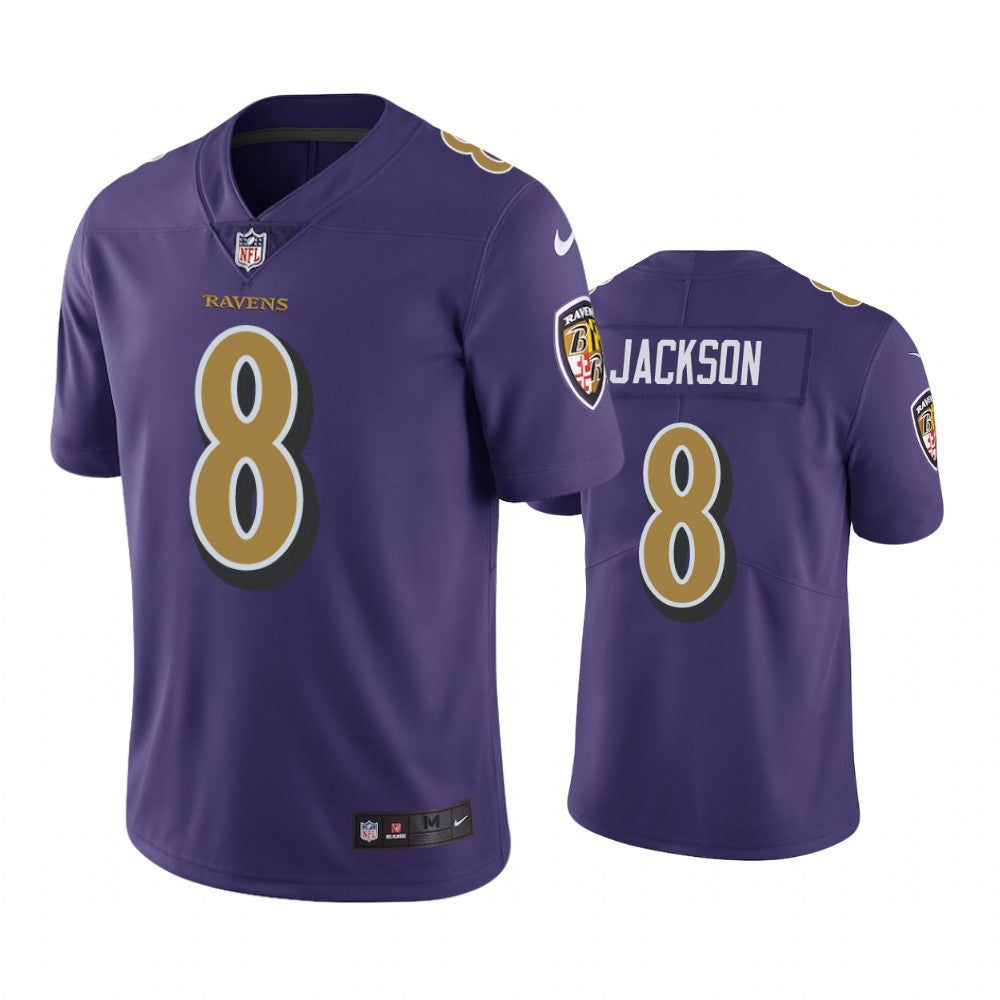 Baltimore Ravens Lamar Jackson Purple Nike Color Rush Limited Jersey