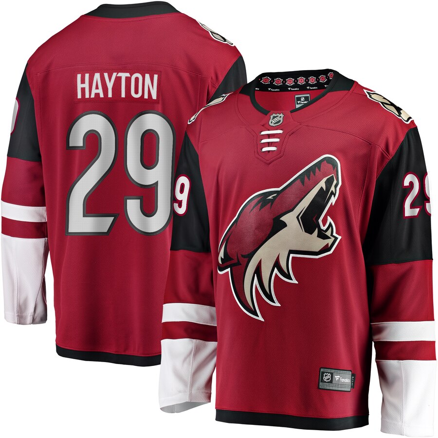 Barrett Hayton Arizona Coyotes Fanatics Branded Breakaway Player Jersey Garnet