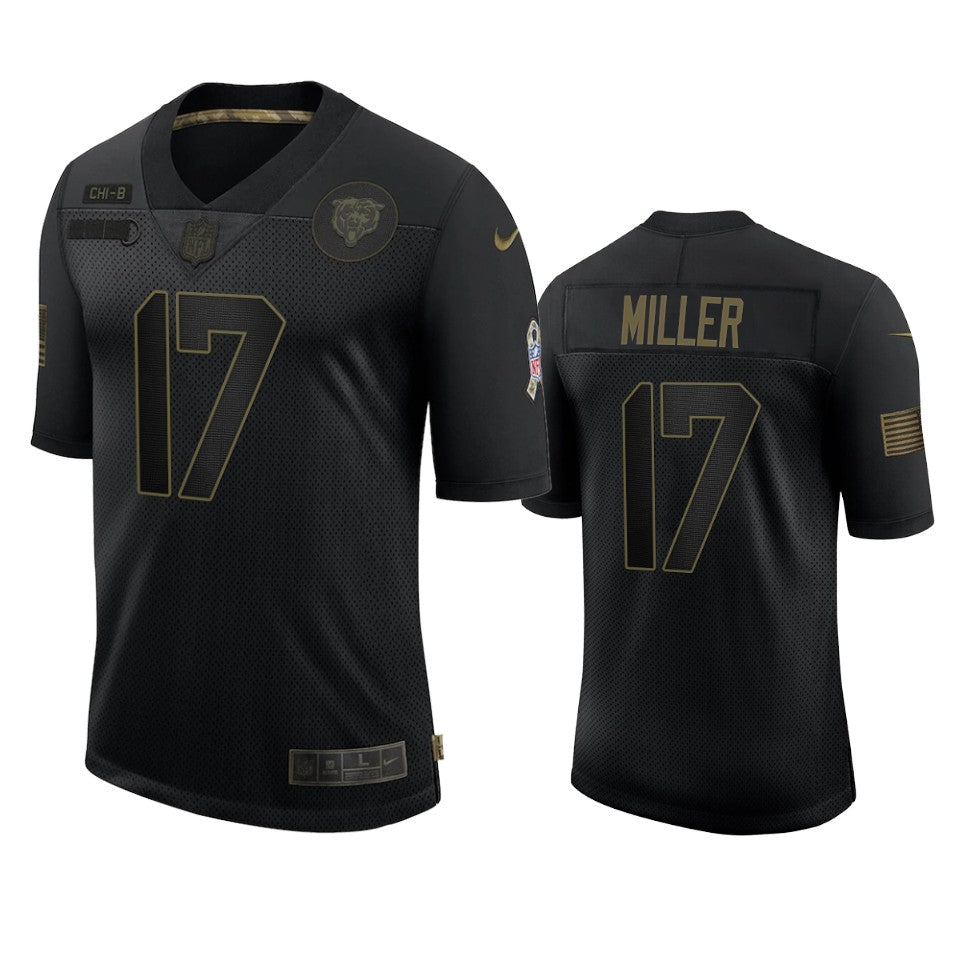 Bears Anthony Miller Limited Jersey Black 2020 Salute To Service