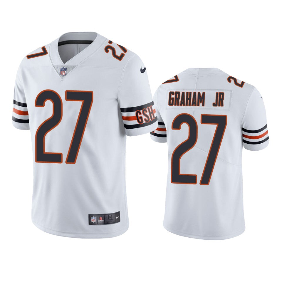 Bears Thomas Graham Jr Vapor Limited White Jersey