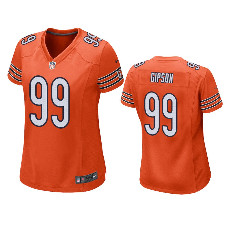 Bears Trevis Gipson Alternate Game Orange Jersey