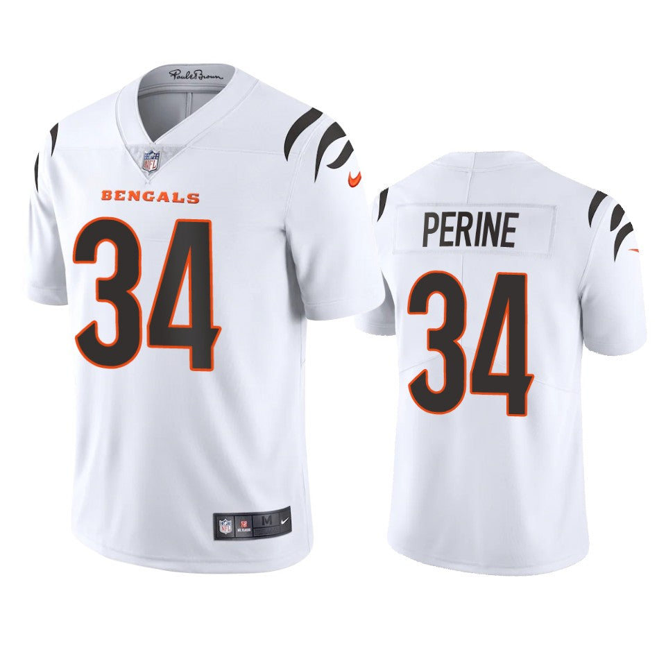 Bengals Samaje Perine Vapor Limited White Jersey Mens