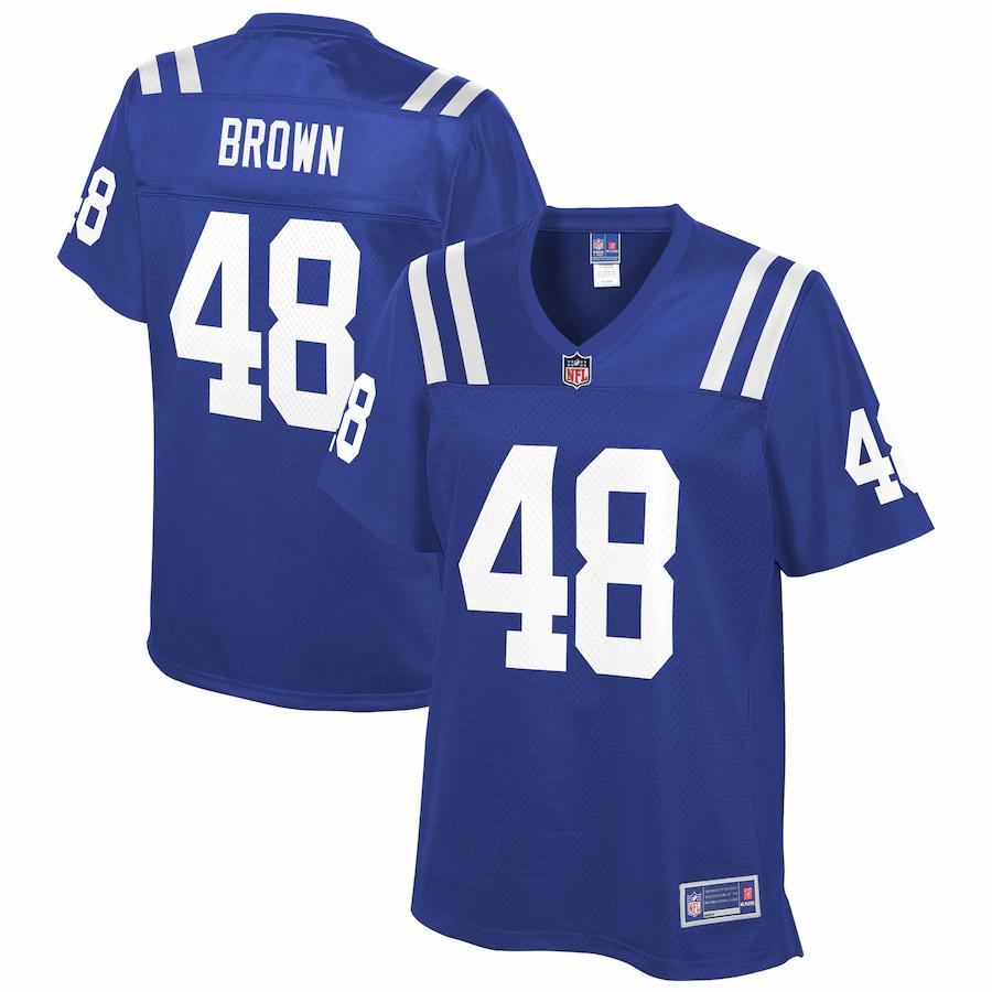 Billy Brown Indianapolis Colts Nfl Pro Line Womens Player Jersey Royal