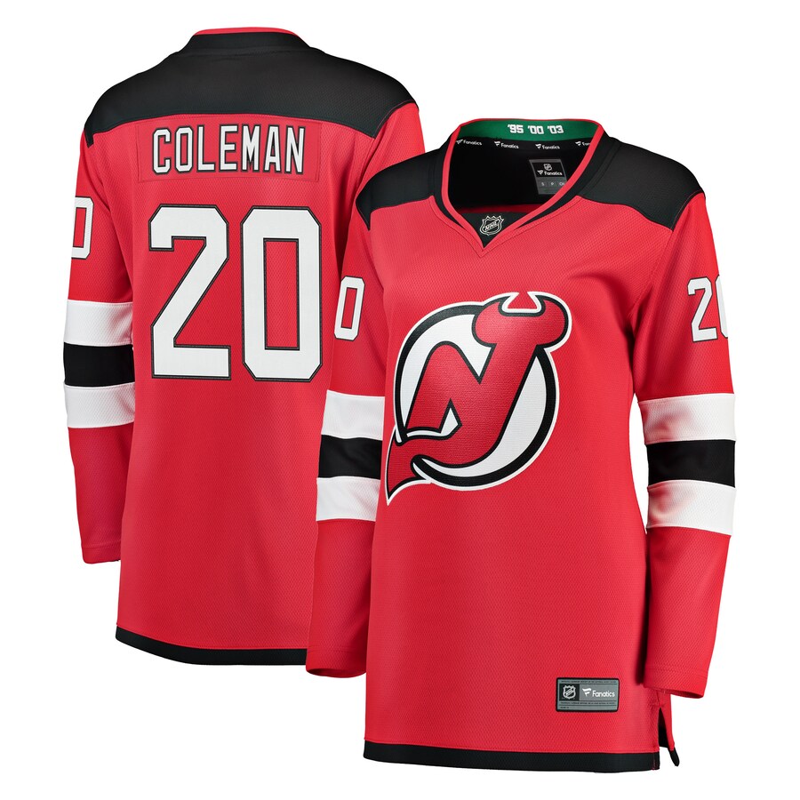 Blake Coleman New Jersey Devils Fanatics Branded Womens Breakaway Jersey Red
