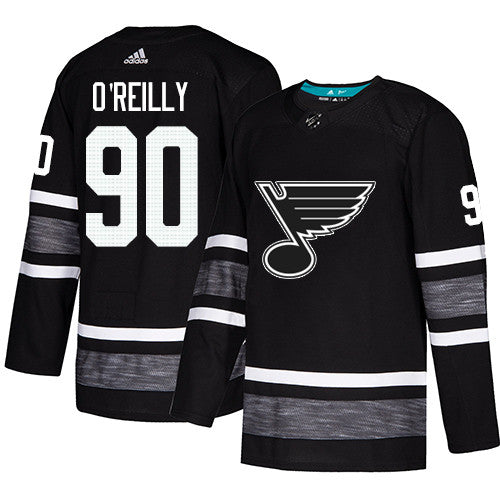 Blues 90 Ryan Oreilly Black Authentic 2019 All star Stitched Hockey Jersey