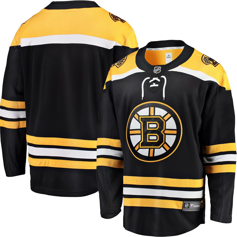 Boston Bruins Fanatics Branded Breakaway Home Jersey Black