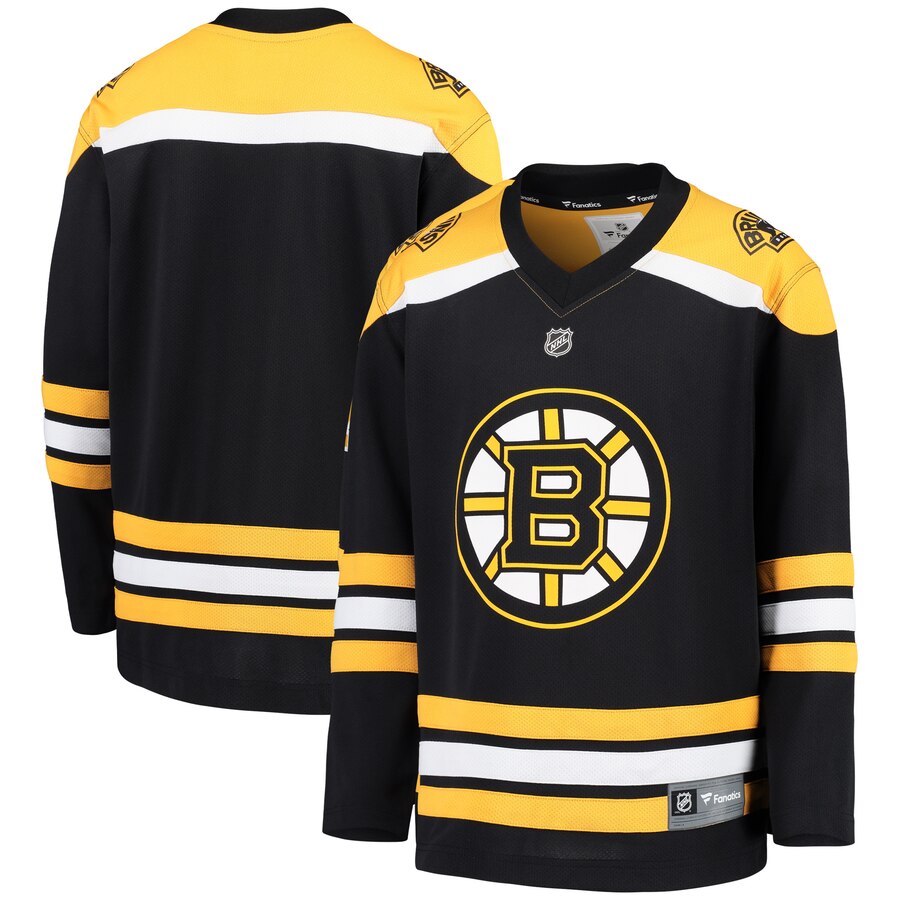 Boston Bruins Fanatics Branded Youth Home Replica Blank Jersey Black