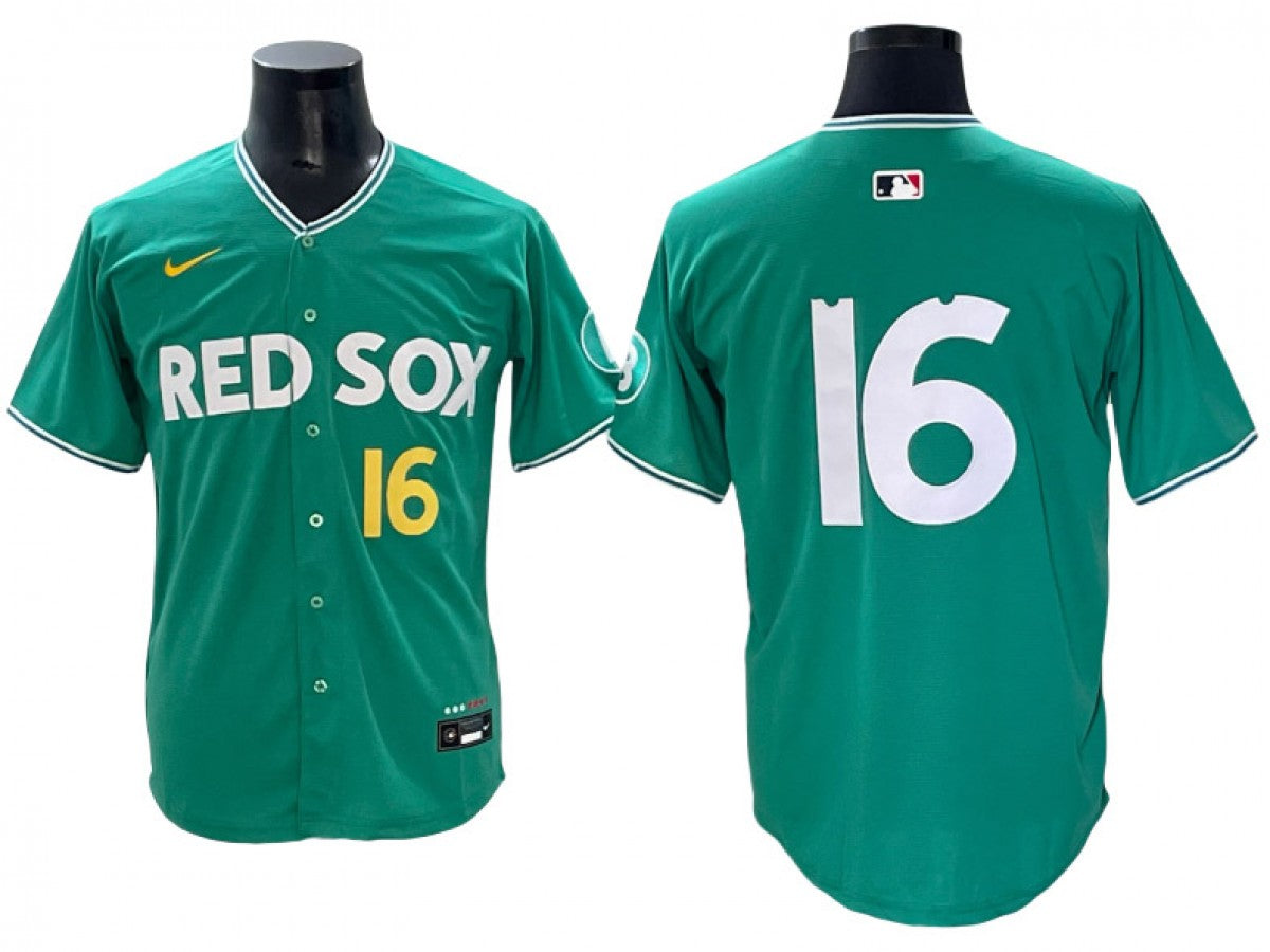 Boston Red Sox #16 Jarren Duran Green 2025 City Connect Limited Jersey