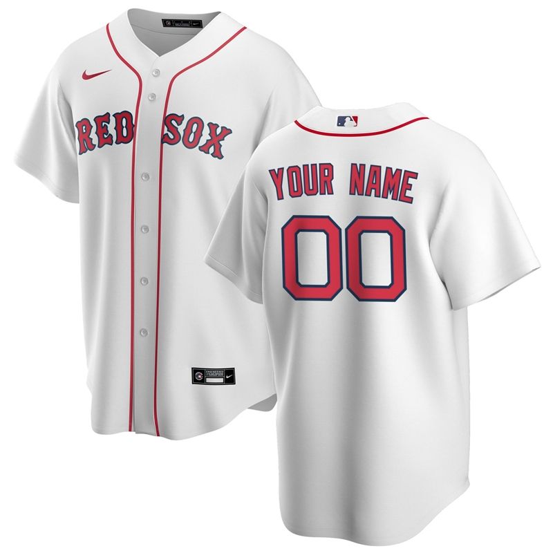 Boston Red Sox Mlb 2020 Personalized Custom White Jersey