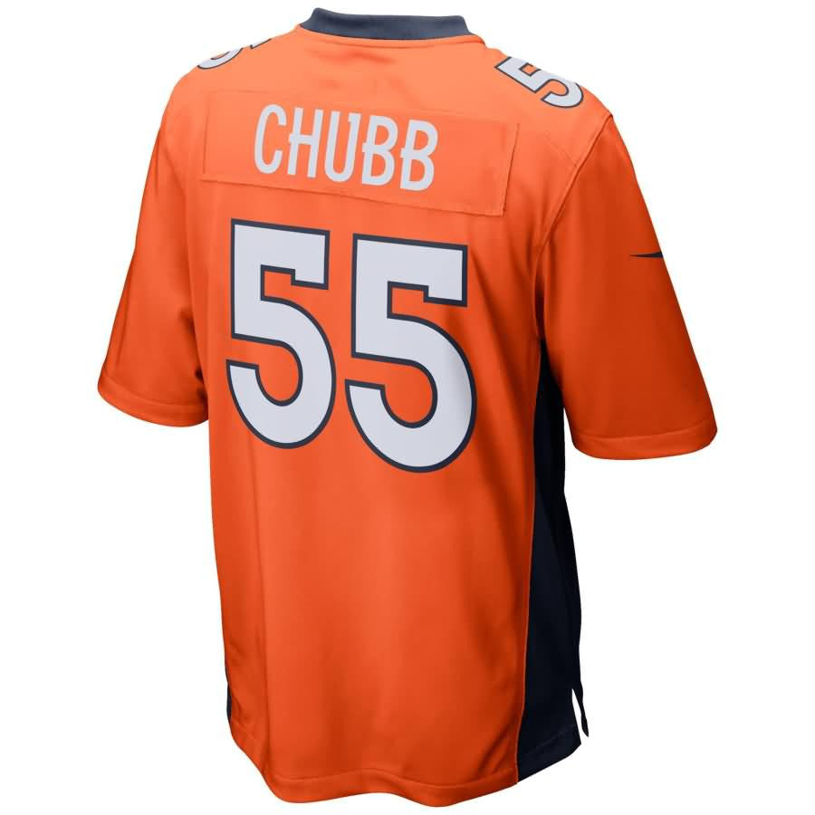 Bradley Chubb Denver Broncos 2018 Nfl Draft First Round Pick Game Jersey Orange