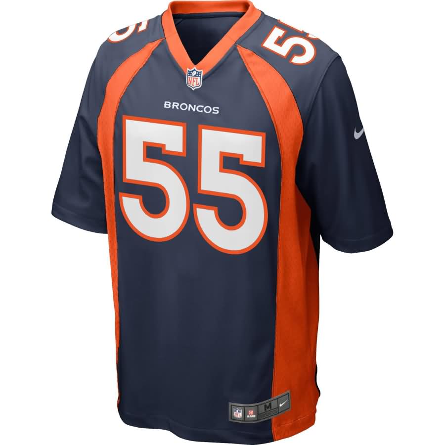 Bradley Chubb Denver Broncos 2018 Nfl Draft Pick Game Jersey Navy