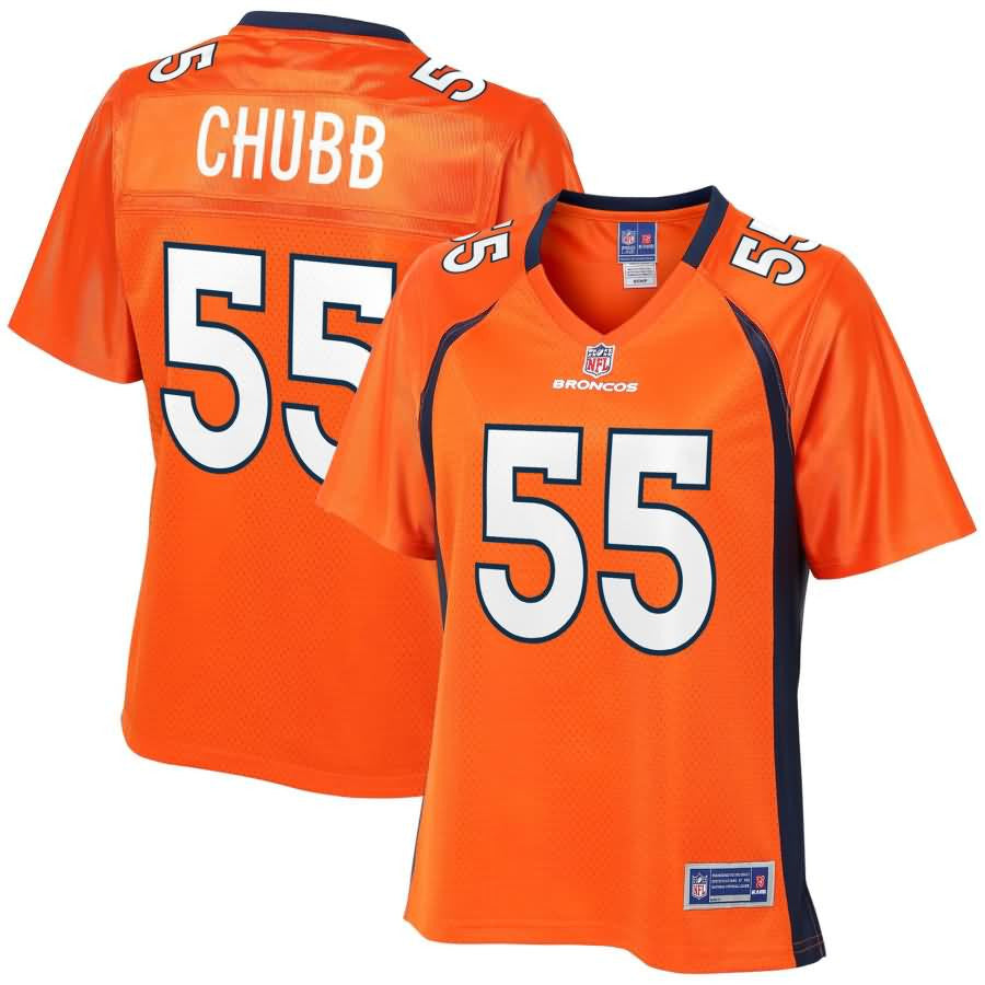 Bradley Chubb Denver Broncos Nfl Pro Line Womens Player Jersey Orange