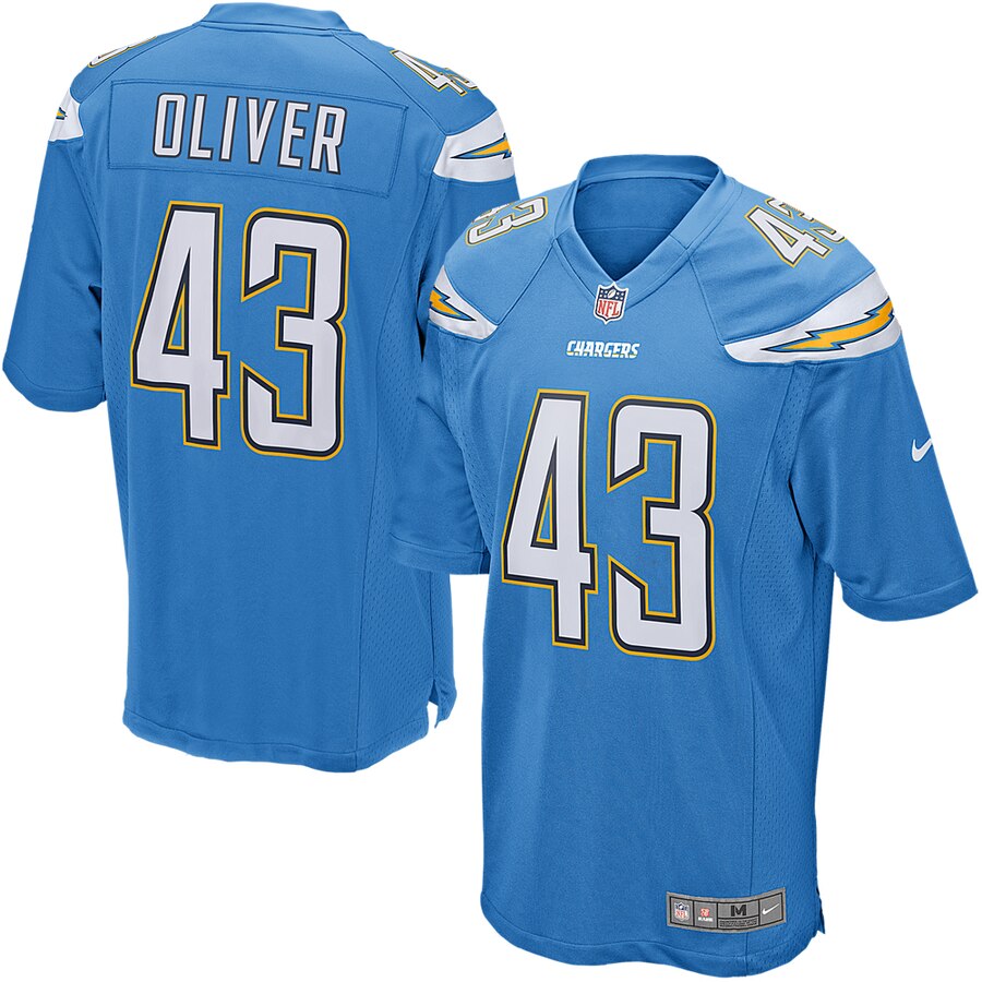 Branden Oliver Los Angeles Chargers Nike Youth Alternate Game Jersey Powder Blue