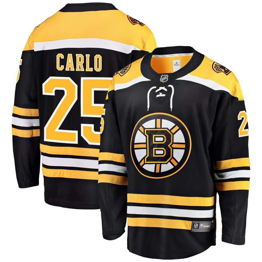 Brandon Carlo Boston Bruins Fanatics Branded Home Breakaway Player Jersey Black